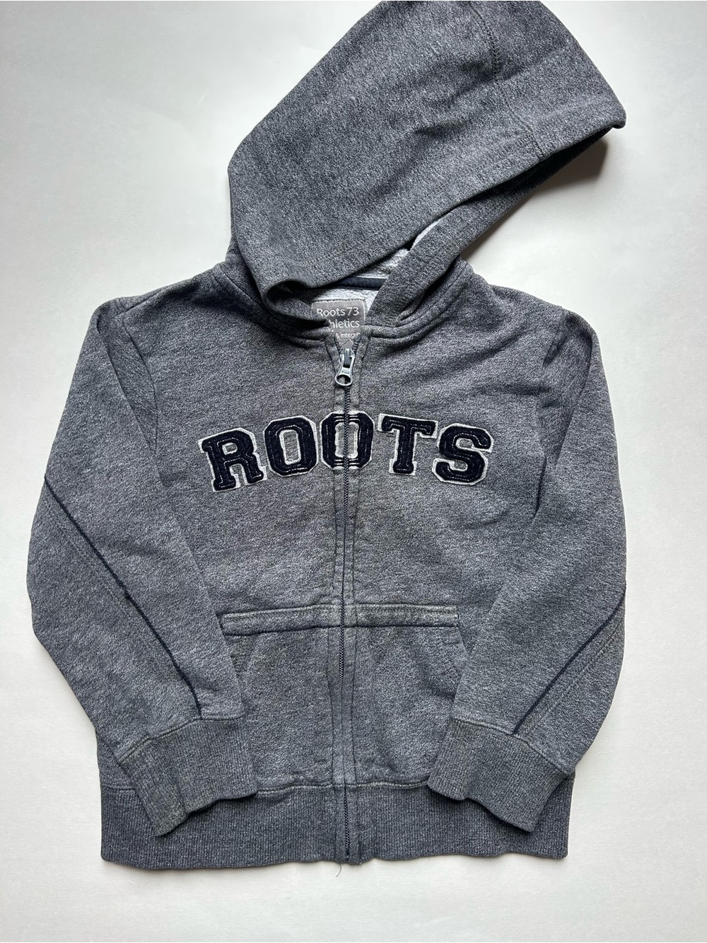 Roots Kids Gray Zip-Up Hoodie